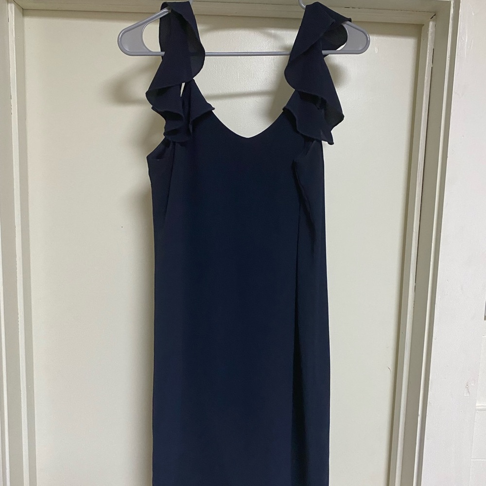 Navy knee length dress